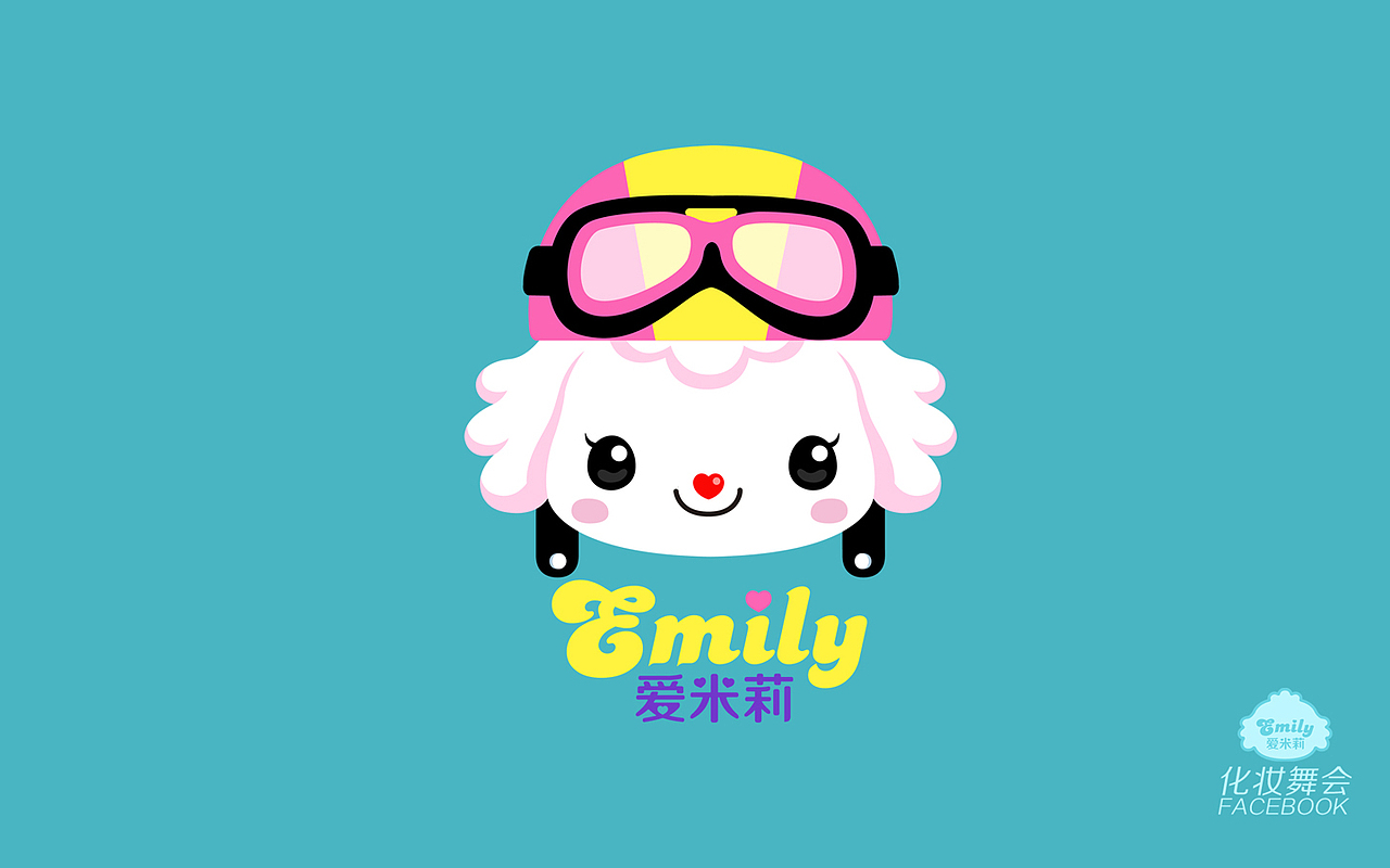 爱米莉壁纸《脸谱系列—化装舞会》（图ZMTE4MTk5NjQ=） - 商业插画 - 站酷设计师古古龙原创素材 - 站酷ZCOOL