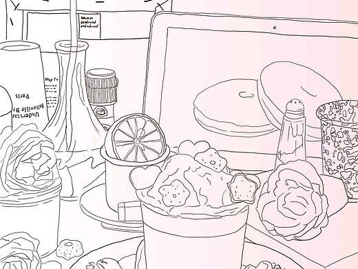 日系美食插画（个人主页-ZNjM0MTA3NDA=） - 艺术插画 - 站酷设计师果哥YO原创素材 - 站酷ZCOOL