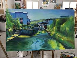 水乡油画通州美术