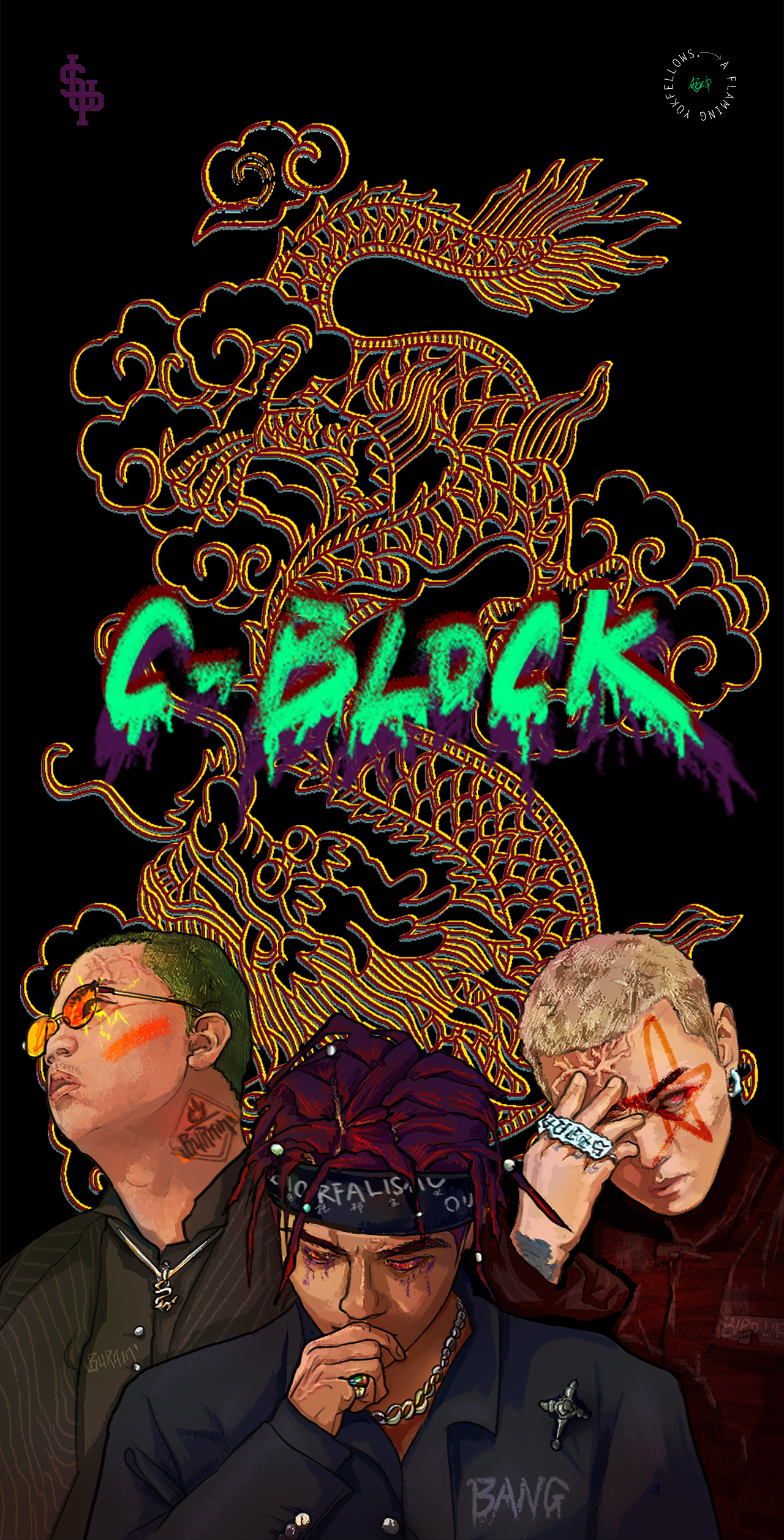 原创潮酷嘻哈插画头像&Q版rapper人偶（图ZMjcyNTgxOTk2） - 新锐潮流插画 - 站酷设计师AFys半扣原创素材 - 站酷ZCOOL