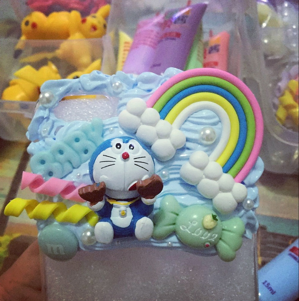 手工制作DIY奶油手机壳制作过程（图ZNTI4MDE5ODg=） - 绘画 - 站酷设计师萌豆豆啦啦啦原创素材 - 站酷ZCOOL