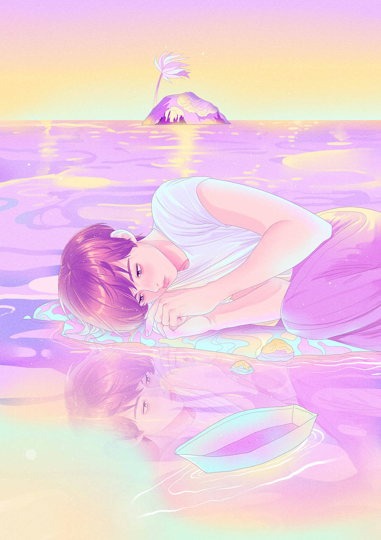 夏日幻想（图ZMjc3NjE4MjY0） - 商业插画 - 站酷设计师冰塊塊原创素材 - 站酷ZCOOL