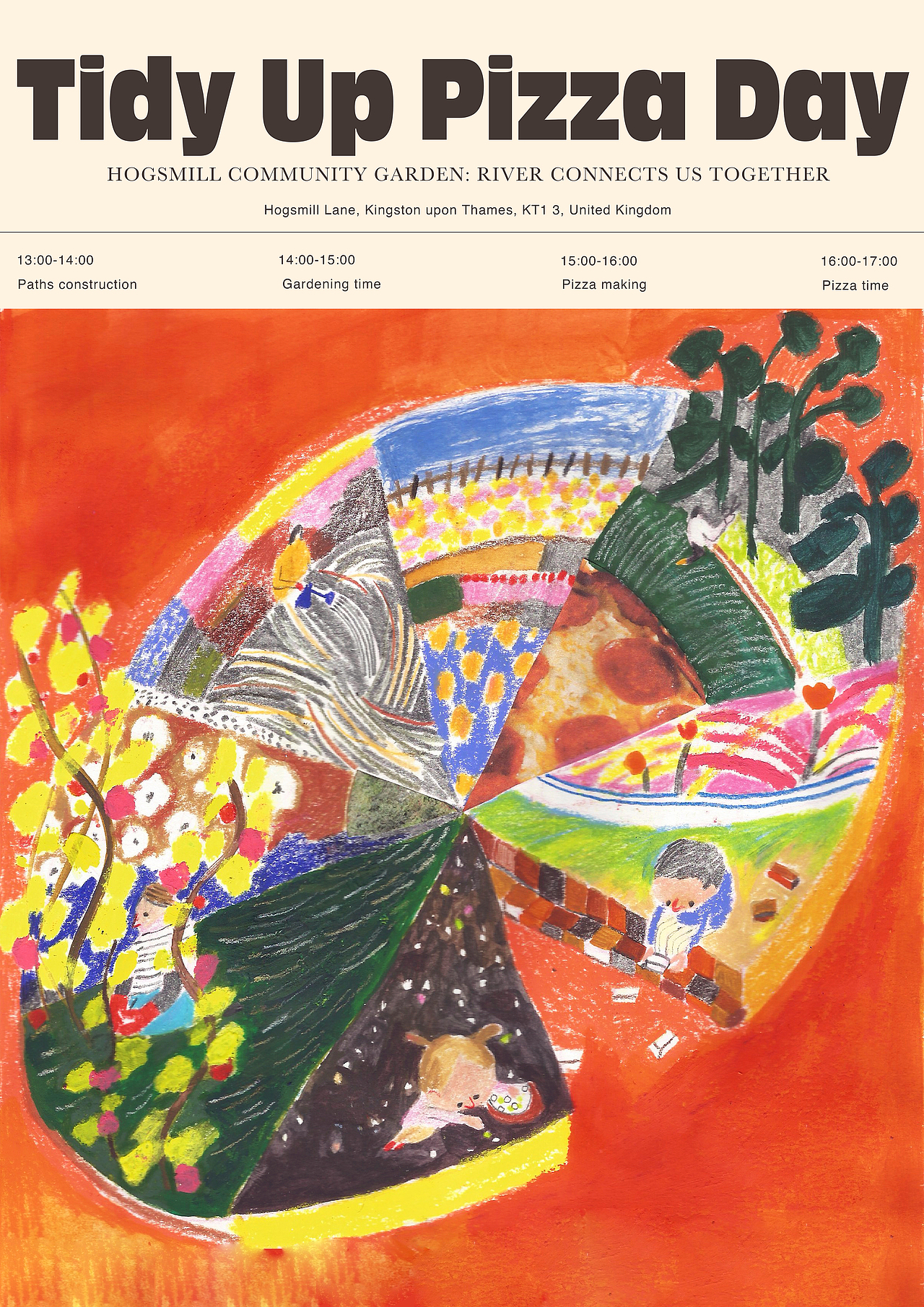 Hogsmill花园活动海报（图ZMTg3NzkwNzQ4） - 商业插画 - 站酷设计师刘家彤原创素材 - 站酷ZCOOL