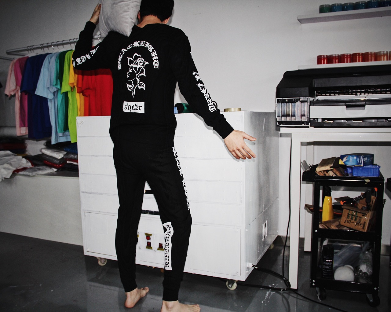 【丝网印刷】洛可可巴洛克哥特风的秋衣秋裤了解一下|手工艺|其他手