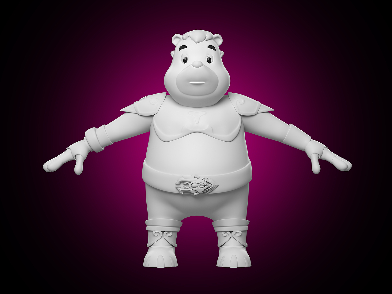 卡通人物风格三维练习