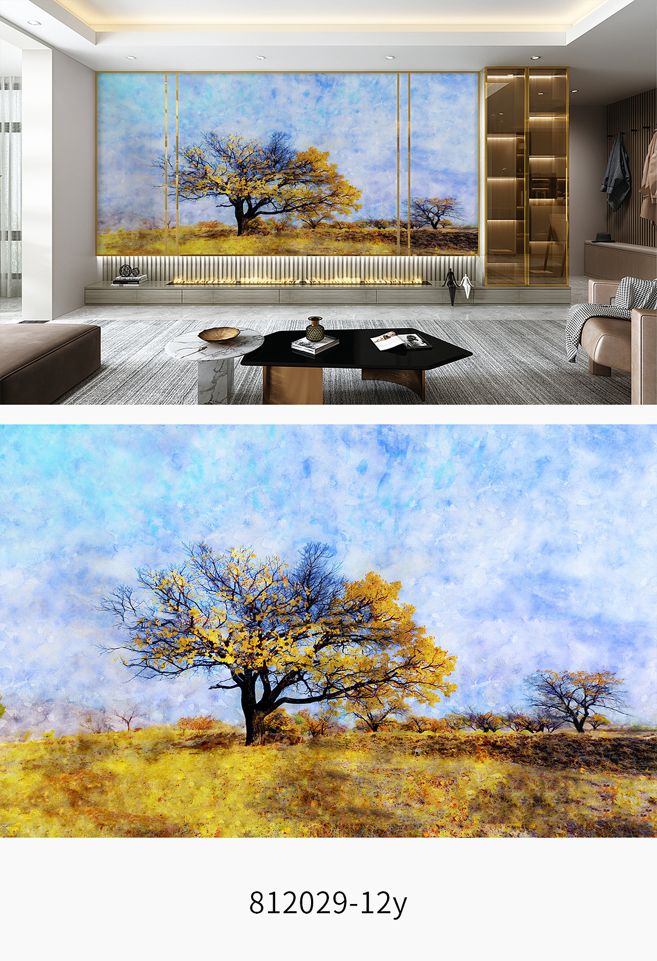 现代北欧油画田园风景背景墙（图ZMjg0NTk2NDQ4） - 家装设计 - 站酷设计师宋图网原创素材 - 站酷ZCOOL