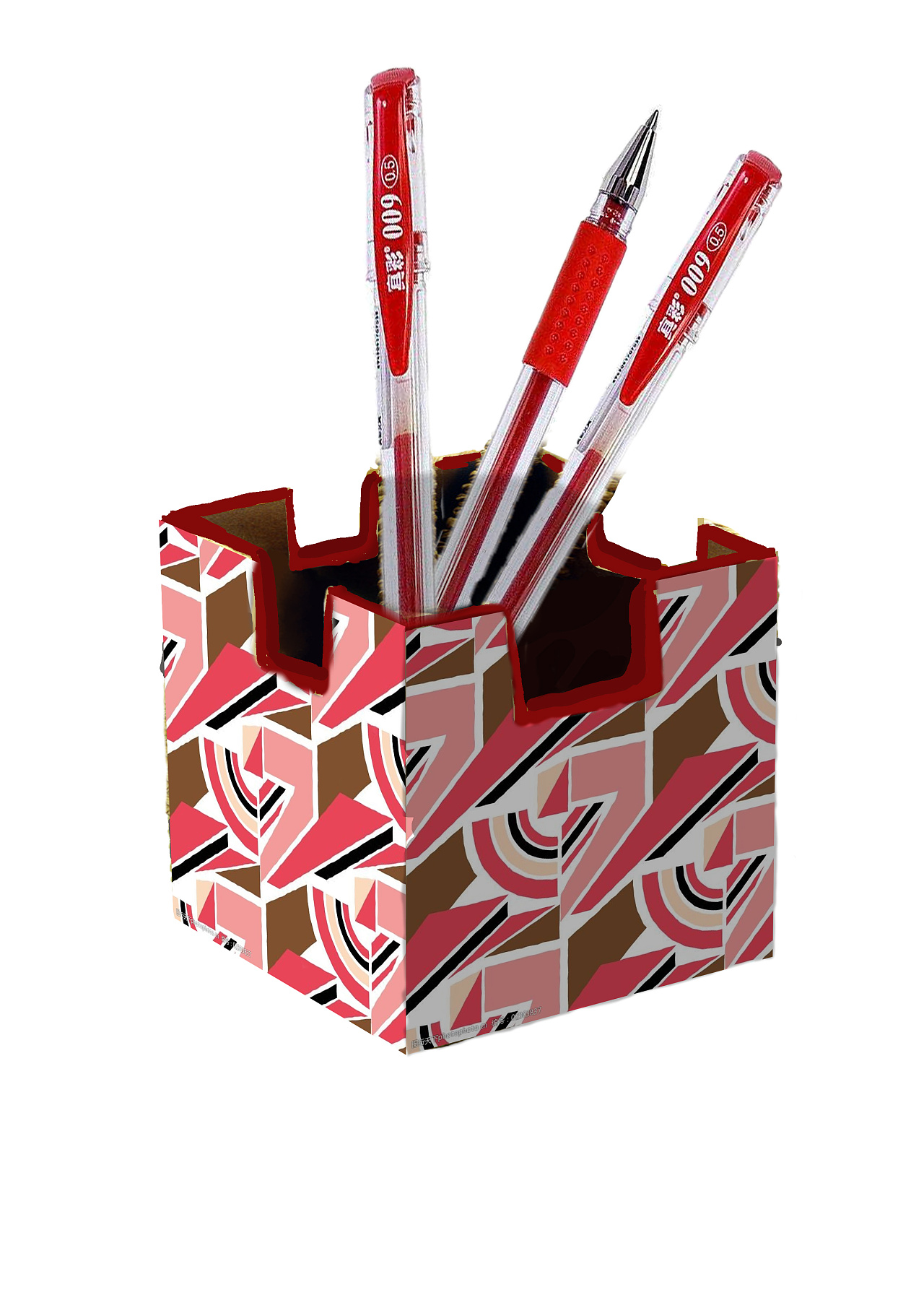 长城笔筒文创产品|平面|图案|鲸落云升 - 原创作品 - 站酷 (zcool)