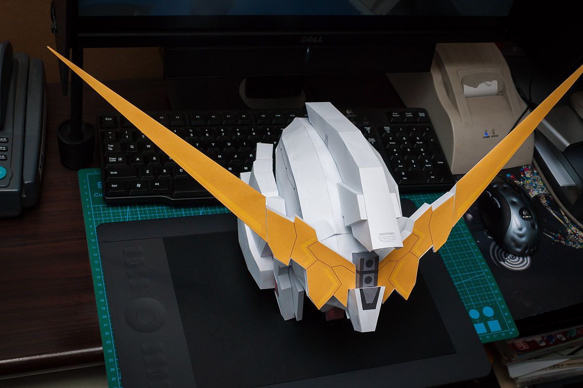 2米纸模独角兽高达完工欢迎围观