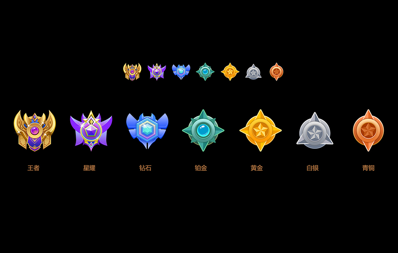 PK赛段位等级ICON（图ZMTc1MzgxNDQw） - 图标 - 站酷设计师来碗鱼蛋原创素材 - 站酷ZCOOL