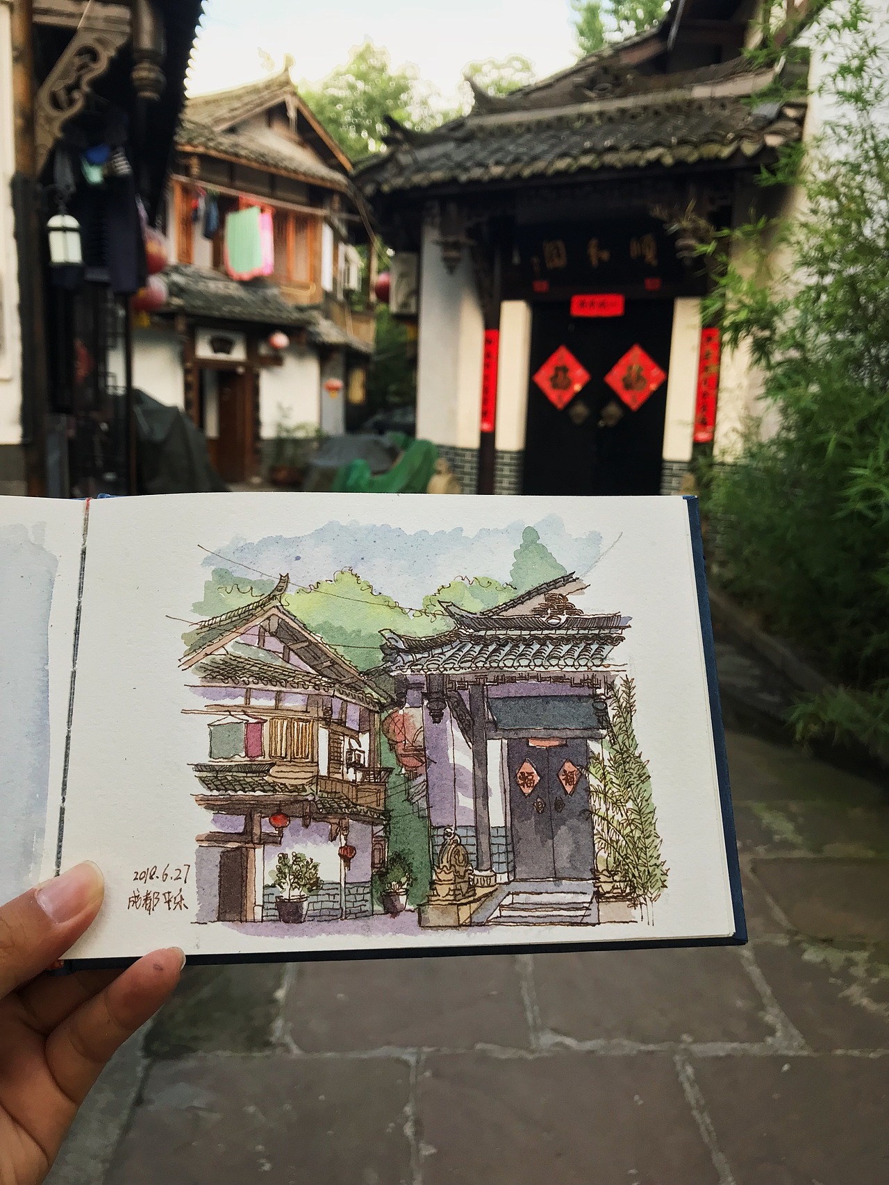 6月到7月的旅行写生（图ZMTIzNTkwNjY0） - 绘画 - 站酷设计师辣椒水彩原创素材 - 站酷ZCOOL