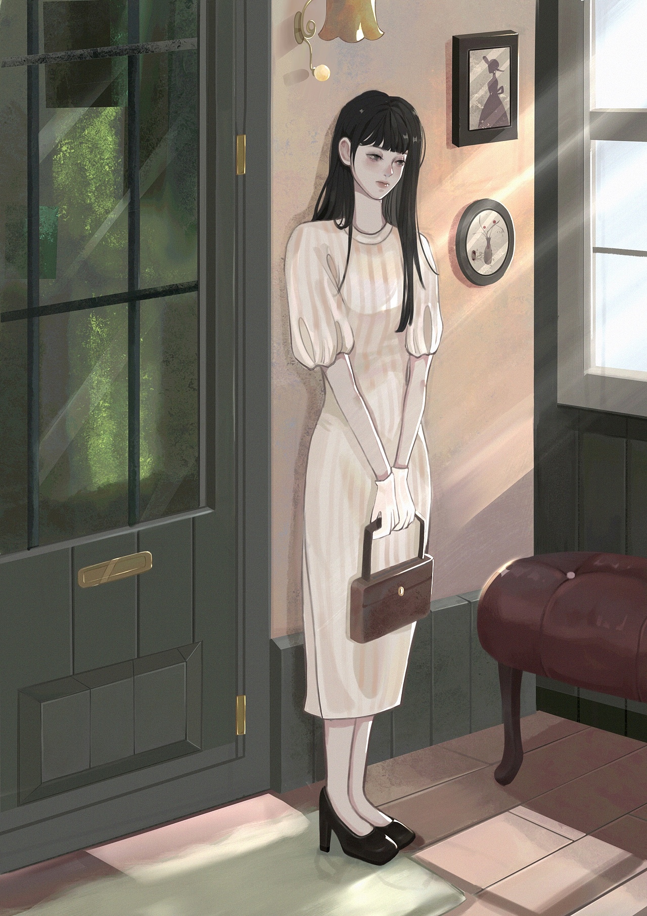 《两生花》系列插画设计