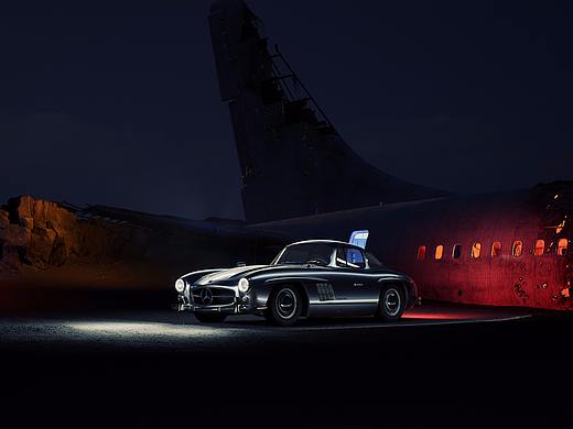 1956 Mercedes Benz 300SL Gullwing UE4 Reserach