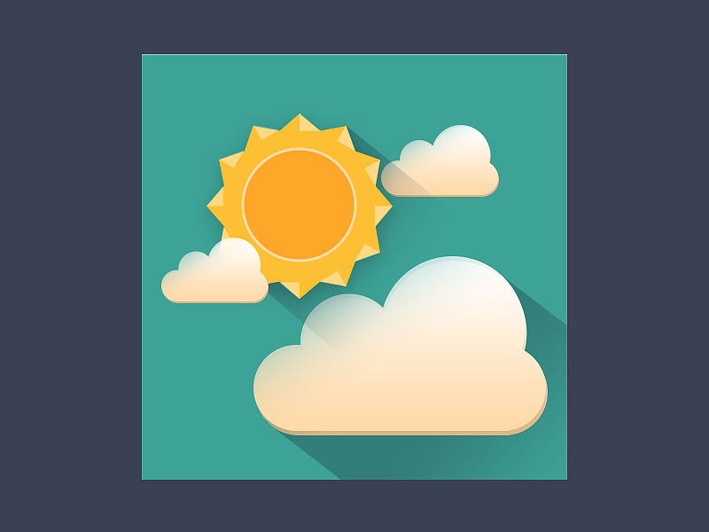 天气图标练习（图ZMjkwOTE3MjA=） - 图标 - 站酷设计师胖脚丫之歌原创素材 - 站酷ZCOOL