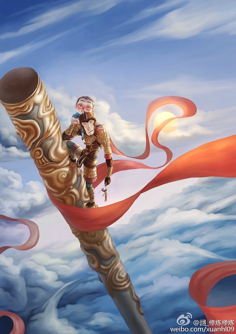 大圣归来（图ZMzE3NTc2NDg=） - 商业插画 - 站酷设计师雪兔子hl原创素材 - 站酷ZCOOL