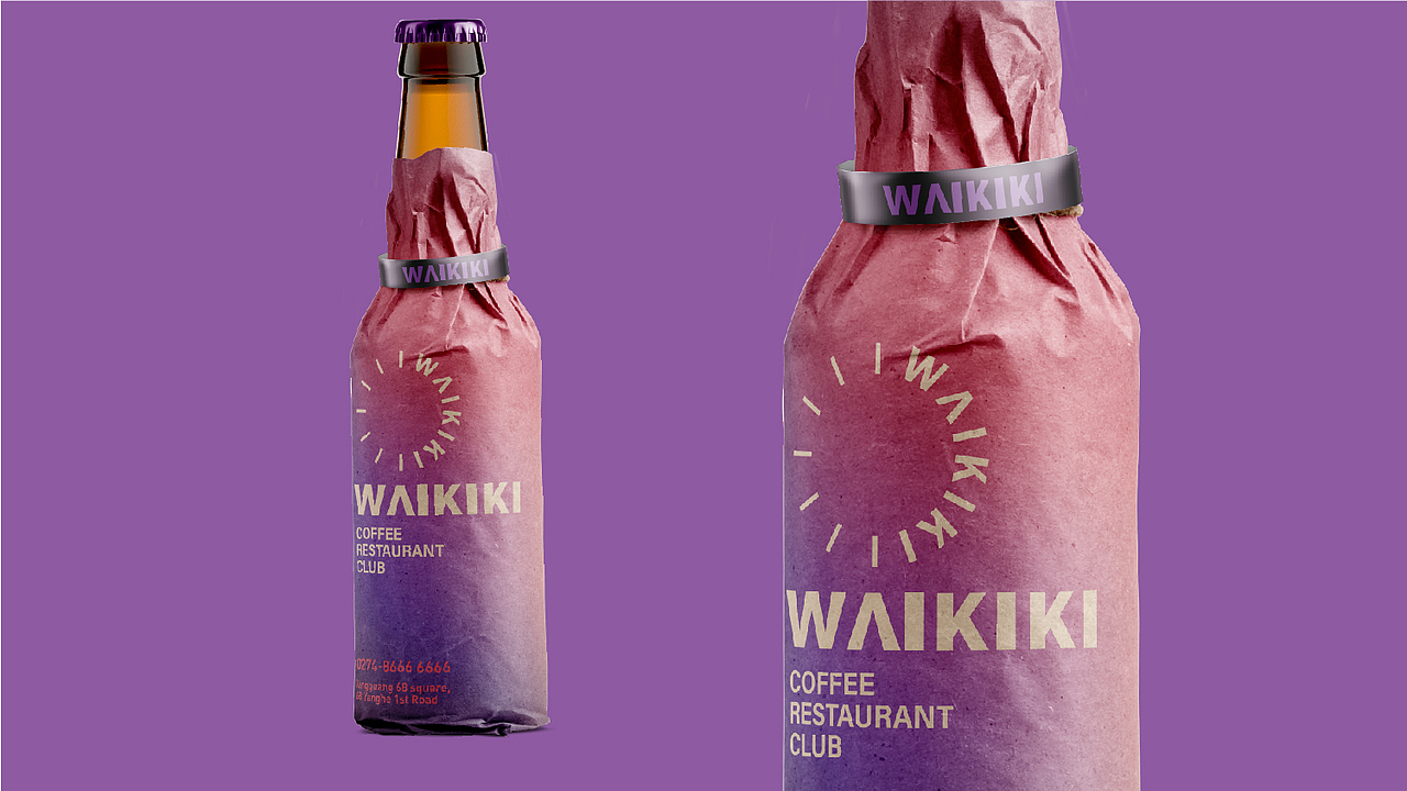 Waikiki/酒吧/咖啡店/无国界菜(图ZMjY0NTc2NTA4) - Logo - 站酷设计师厠所収费原创素材 - 站酷ZCOOL