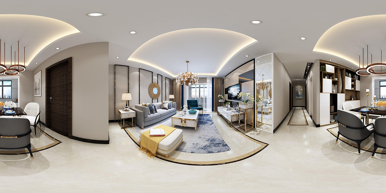 港式客餐厅全景图