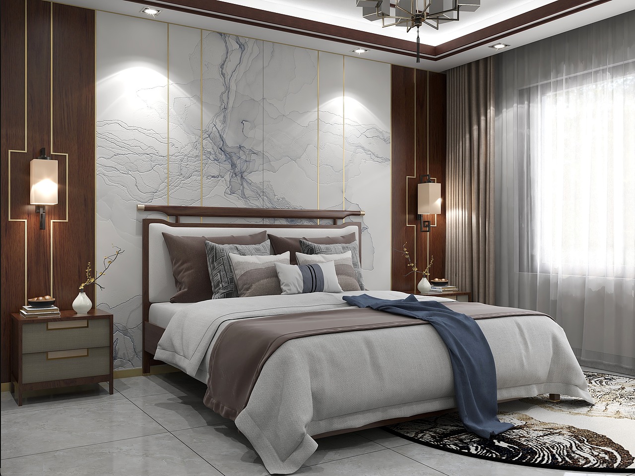 新中式（图ZMjcyNzI0MTg0） - 家装设计 - 站酷设计师Pengchegs原创素材 - 站酷ZCOOL