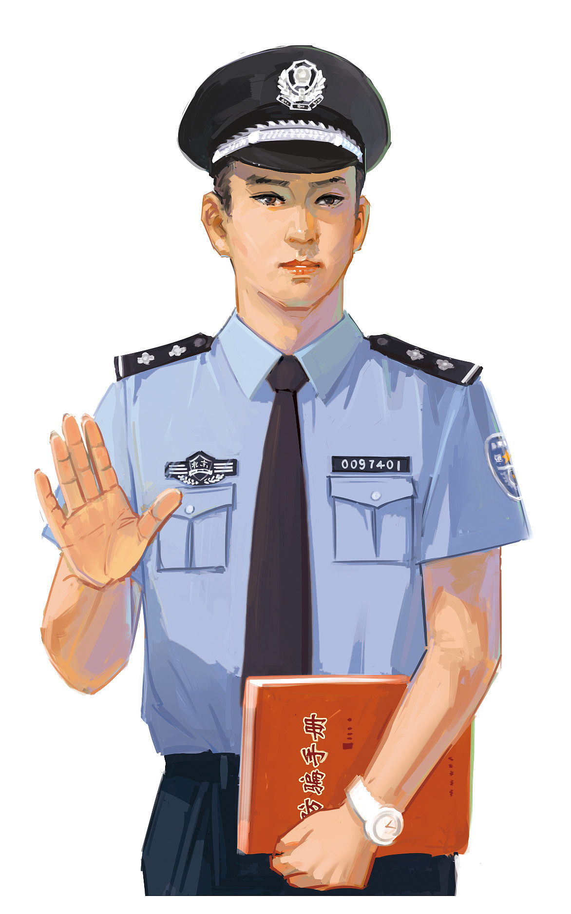 卡通警察源文件__人物_PSD分层素材_源文件图库_昵图网nipic.com