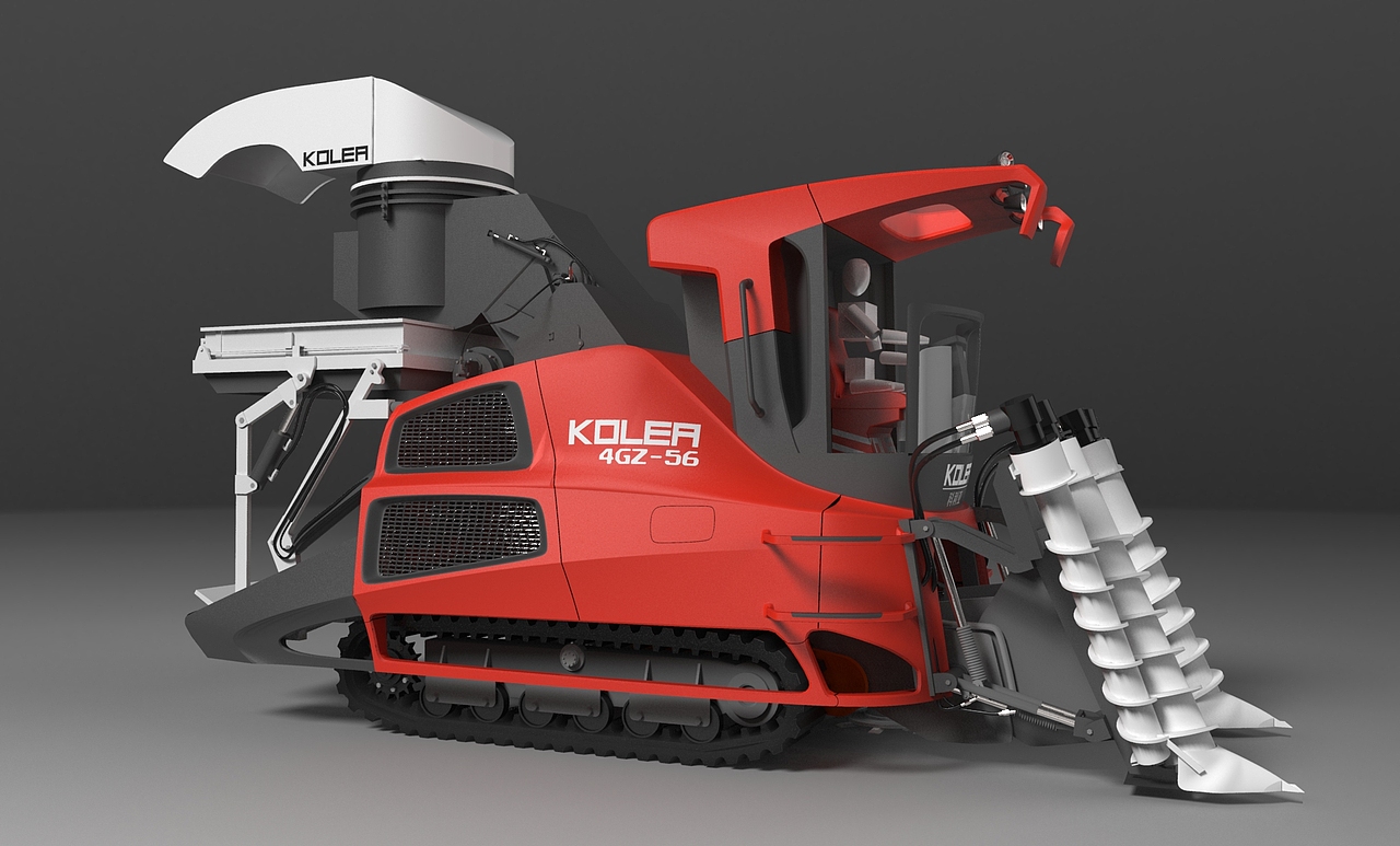 甘蔗收割机的设计（图ZMzA3MjUwNDg=） - 工业用品/机械 - 站酷设计师Mingo鸽子原创素材 - 站酷ZCOOL