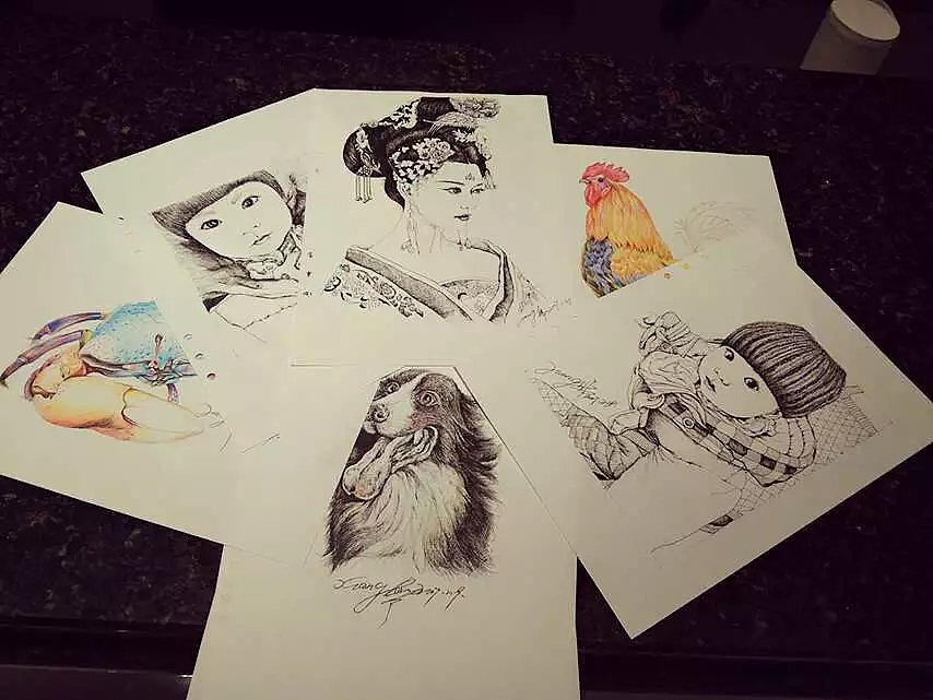人物（图ZNzEwOTI0NjQ=） - 绘画 - 站酷设计师停道酬勤原创素材 - 站酷ZCOOL