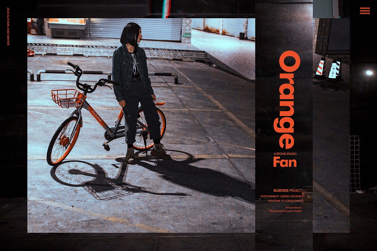 # Orange fan