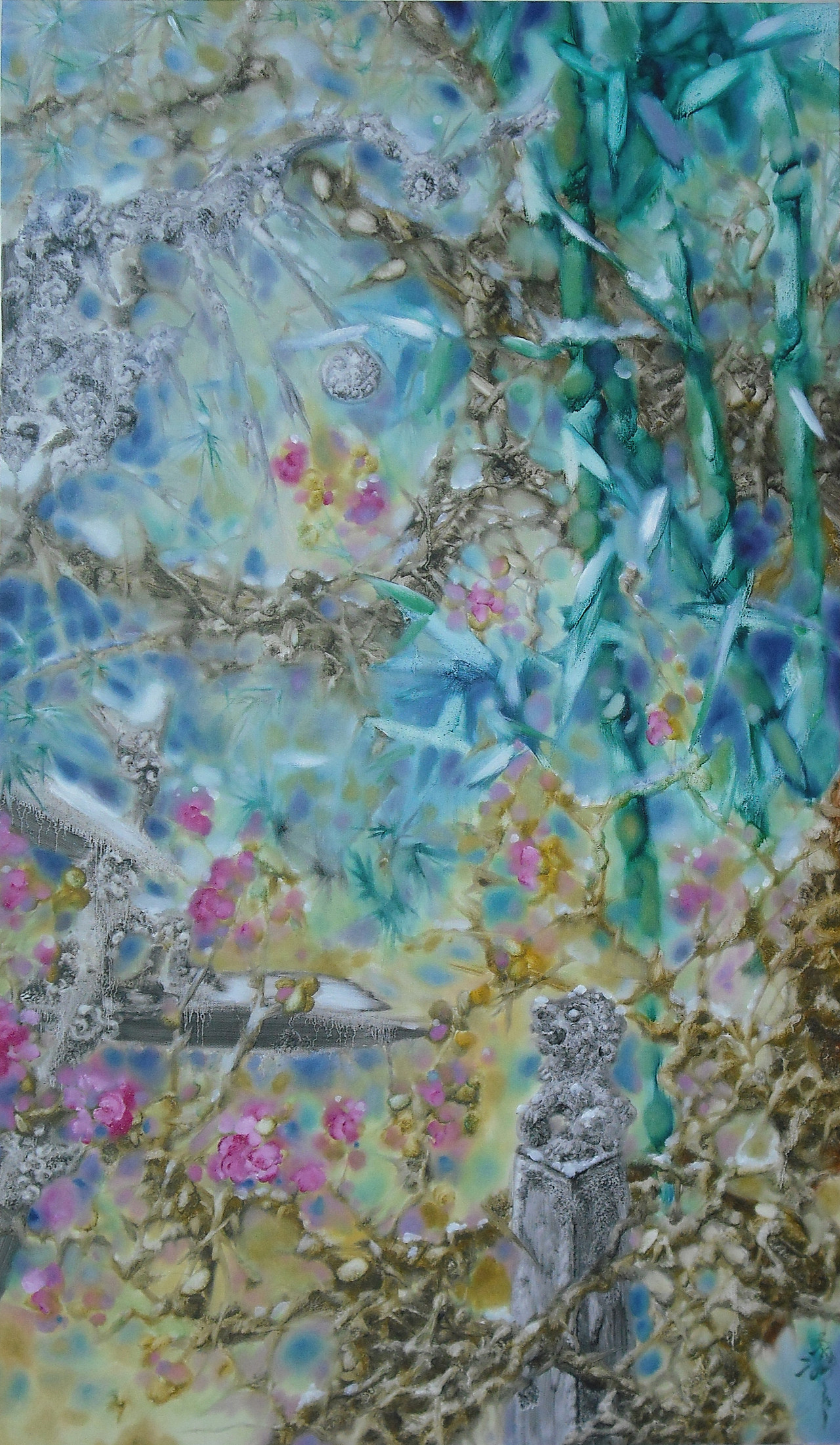 艺术青年艺术家王冰油画|纯艺术|绘画|用心感受你-r3601 - 原创作品