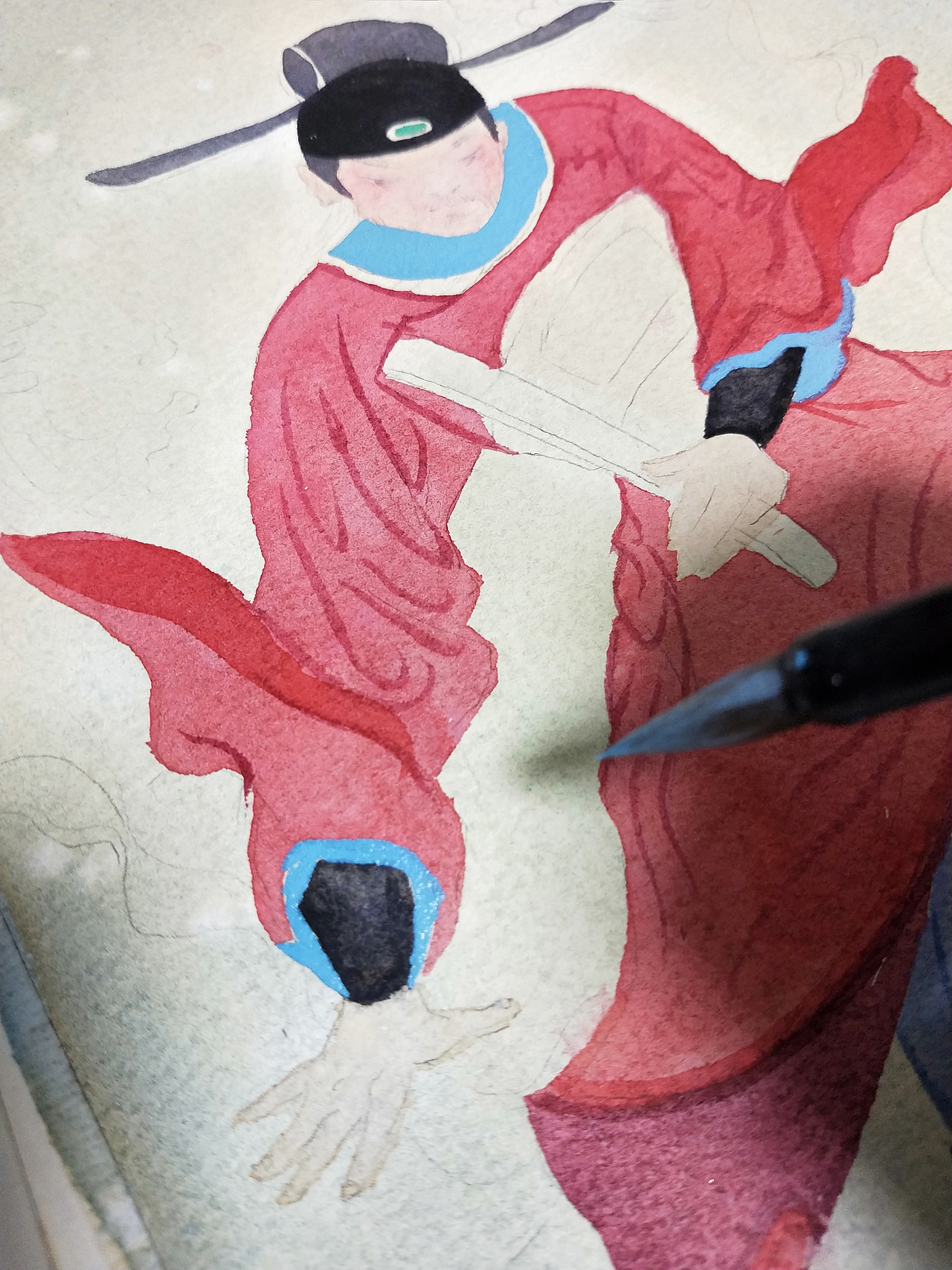 八仙神话 颜彩手绘