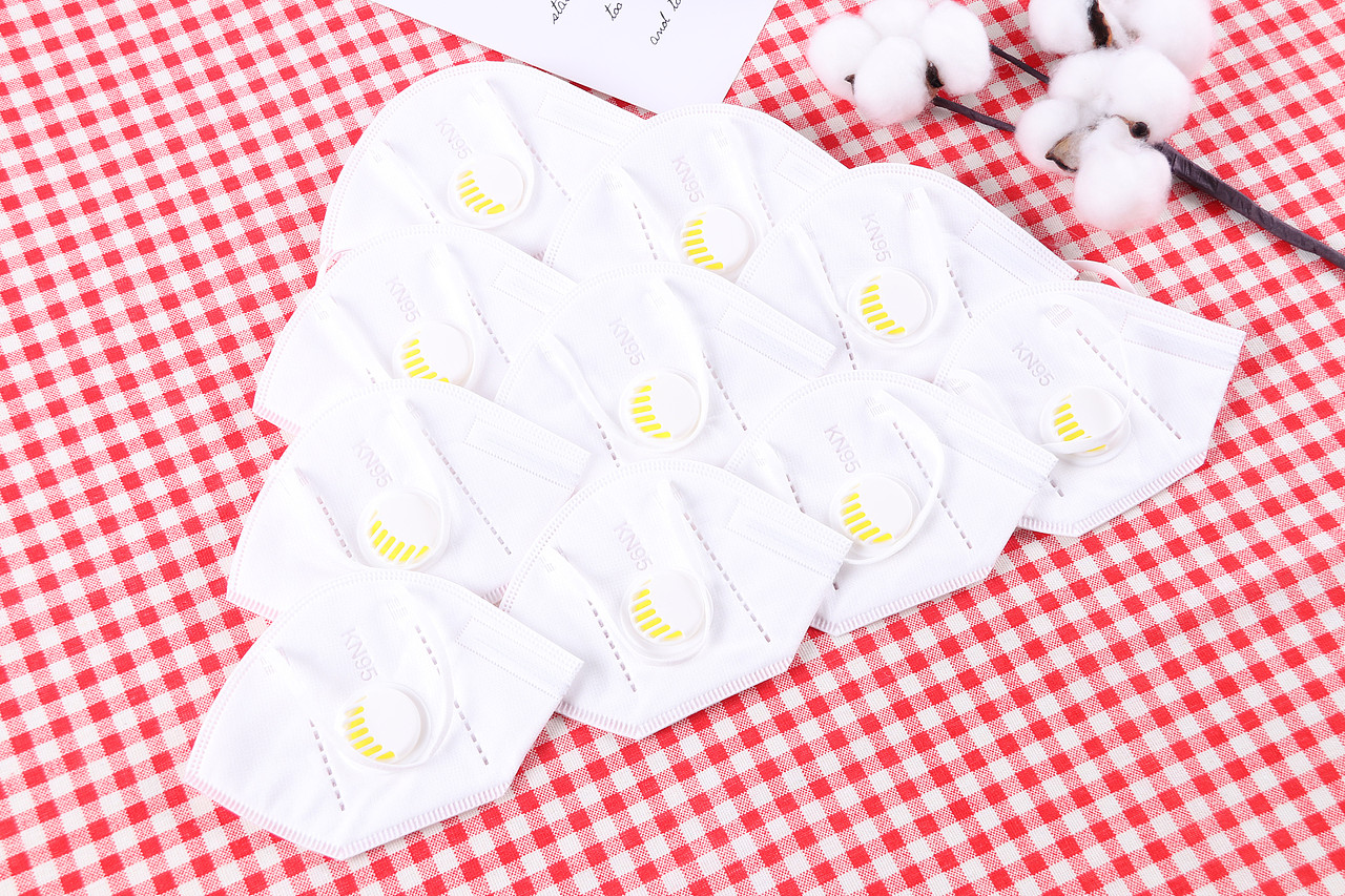 B04居家日用\C02-防护用品\V01KN95带呼吸阀口罩X1