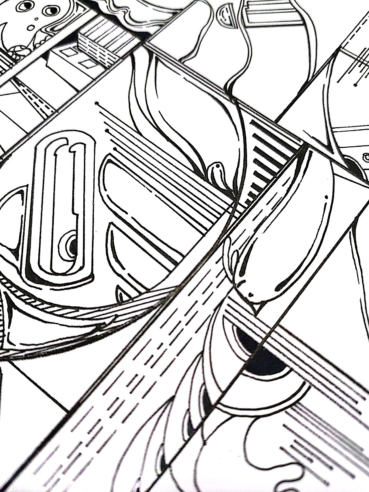 手绘线稿/考研视觉传达设计/构成设计（图ZMjg1OTE1OTgw） - 其他平面 - 站酷设计师汪元磊原创素材 - 站酷ZCOOL