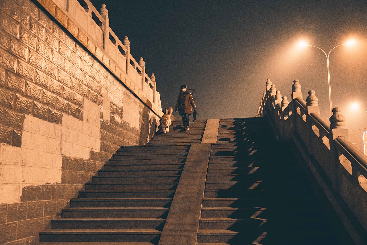 2020.1.16白天雾霾加阴天,晚上找点光吧