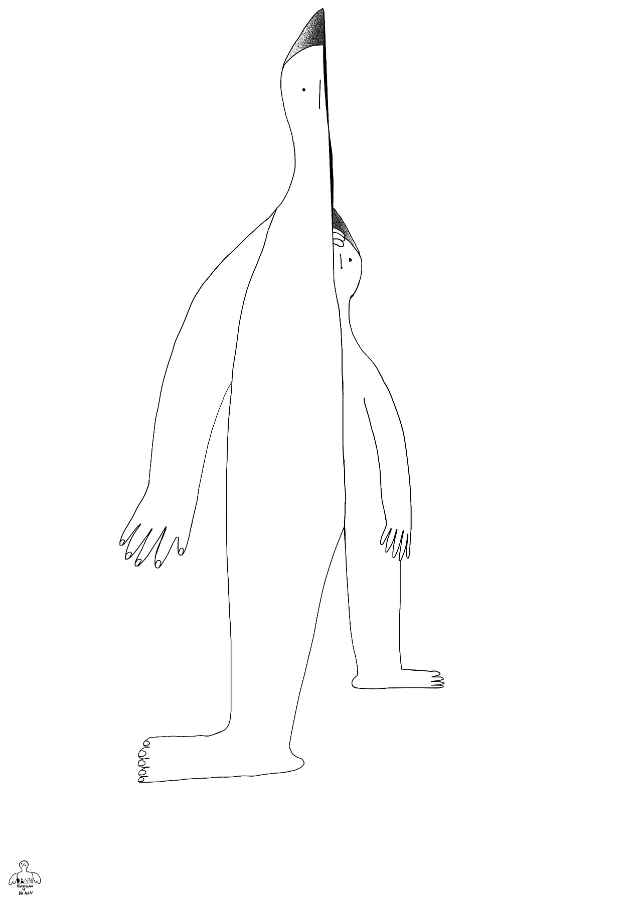 情绪一（图ZMjE2ODg5NjYw） - 艺术插画 - 站酷设计师li大楠原创素材 - 站酷ZCOOL