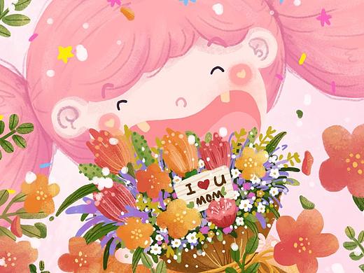 一些节日气候海报插画存货