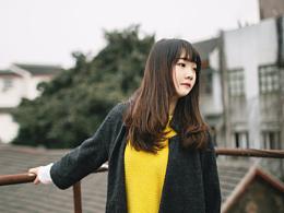 屋顶的风和灰蒙蒙的天