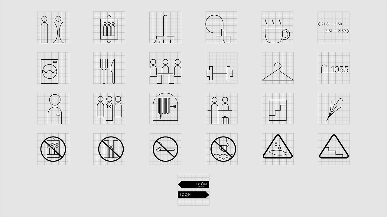 ICON LAB I 酒店品牌升级 DBLUE品牌设计（图ZMjY3MTk4Njcy） - 品牌 - 站酷设计师DBLUE洛蓝设计原创素材 - 站酷ZCOOL