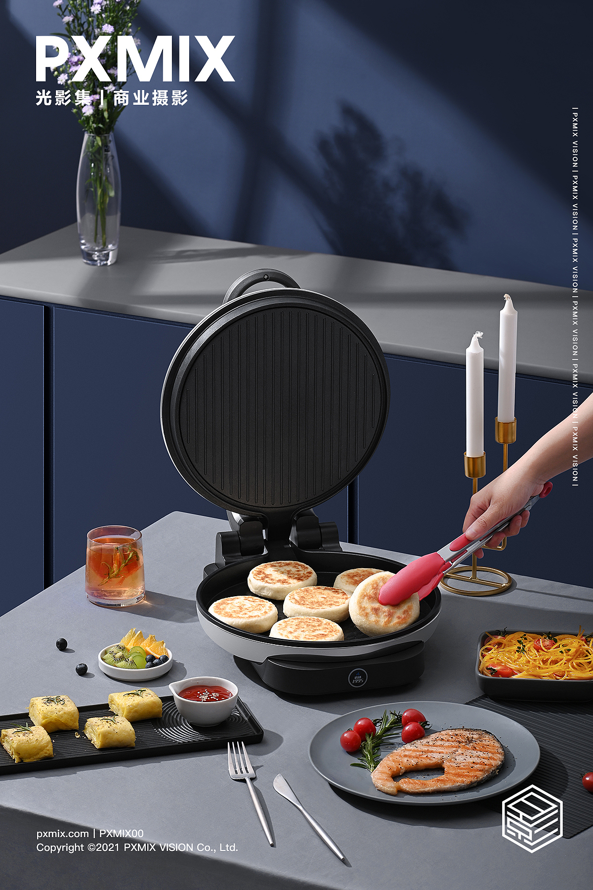 小家电摄影丨 利仁 电饼铛 x 光影集 PXMIX