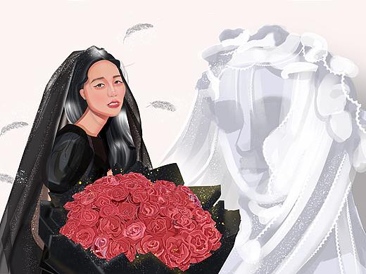 【第四期】第四周 黑婚纱女孩