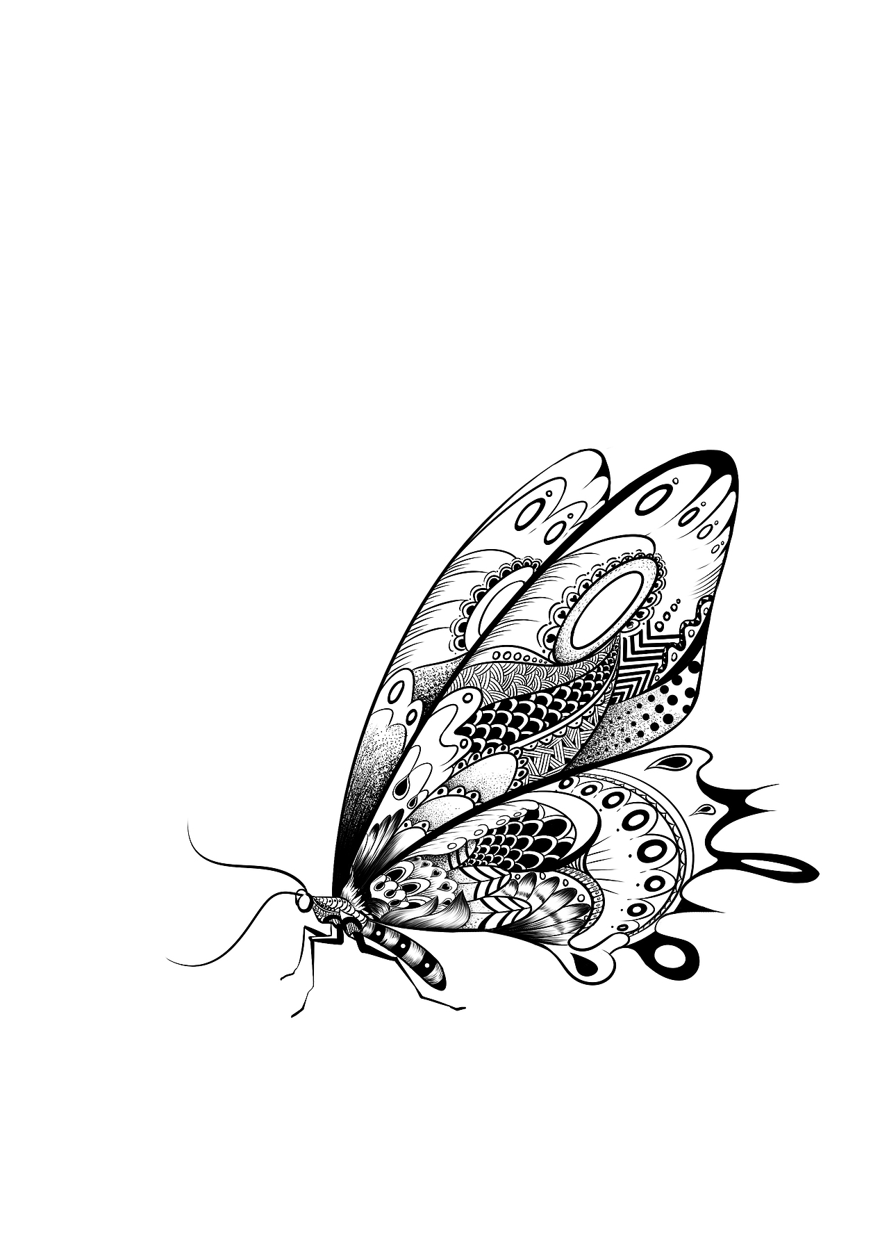 黑白画（图ZNzQ1MTU2MjA=） - 商业插画 - 站酷设计师jian4960422原创素材 - 站酷ZCOOL