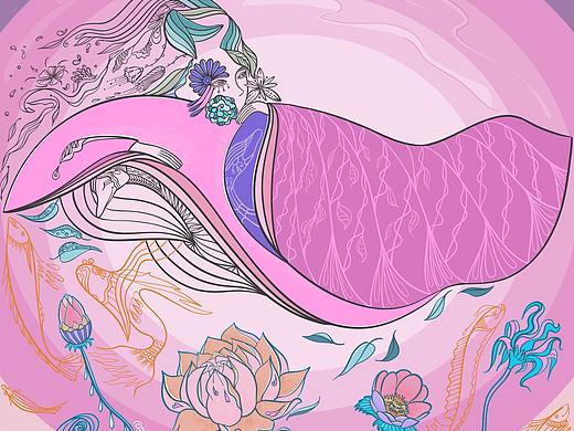 苏菲裸感S国风海报-静享舒适