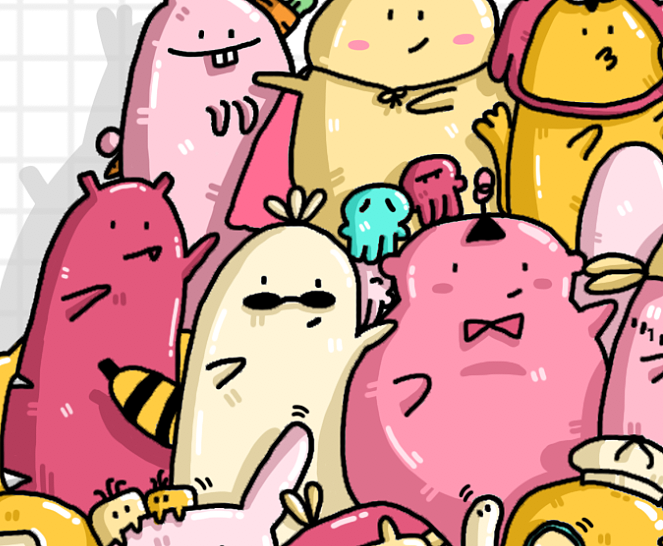 little monsters（图ZMTI3ODYyNTIw） - 创作习作 - 站酷设计师热心市民_原创素材 - 站酷ZCOOL