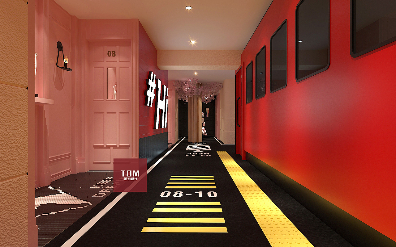 网红直播间公共区域