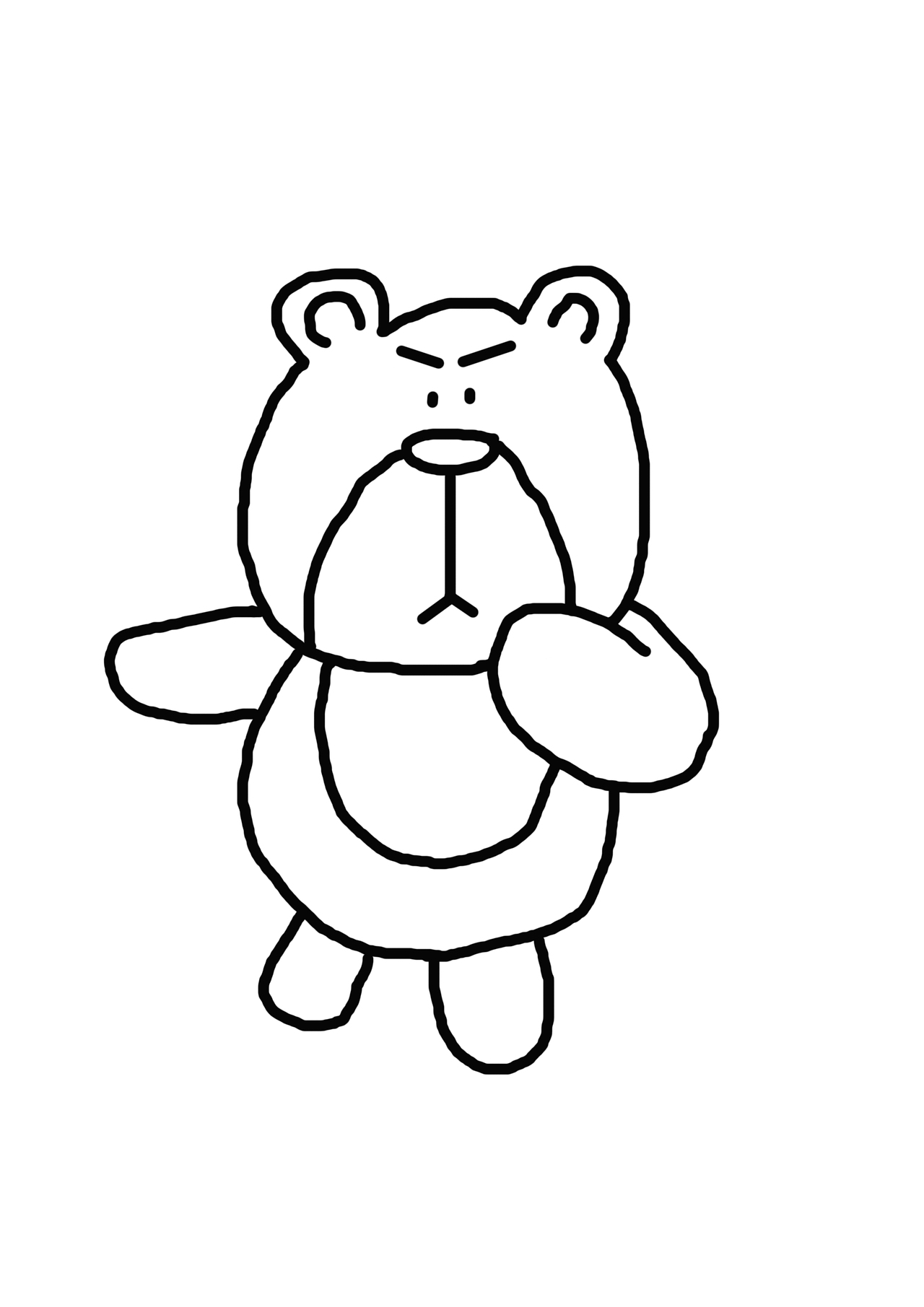 奔跑的小熊