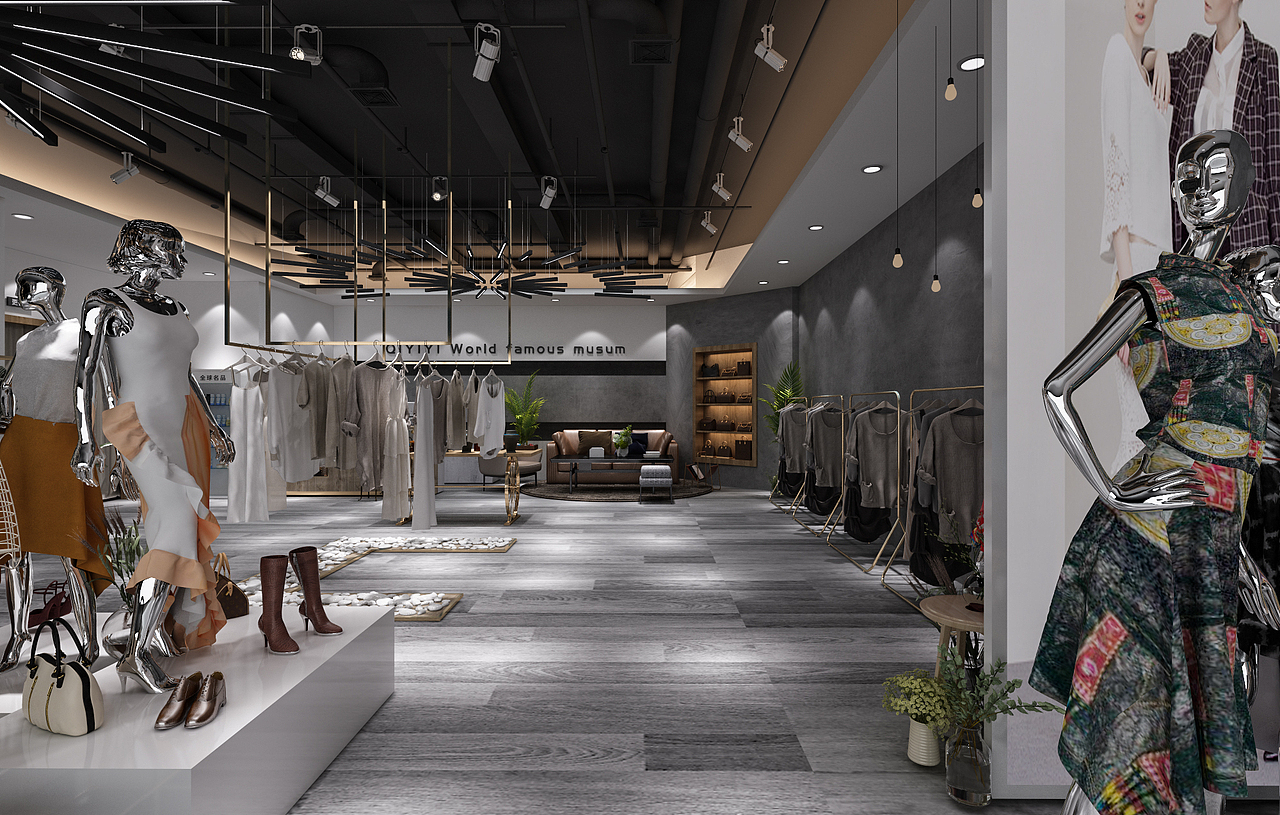 柒一一服饰店（图ZMTk1MDkwNDk2） - 家装设计 - 站酷设计师小夜骐原创素材 - 站酷ZCOOL