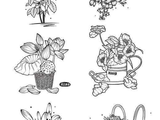 黑白线稿合集