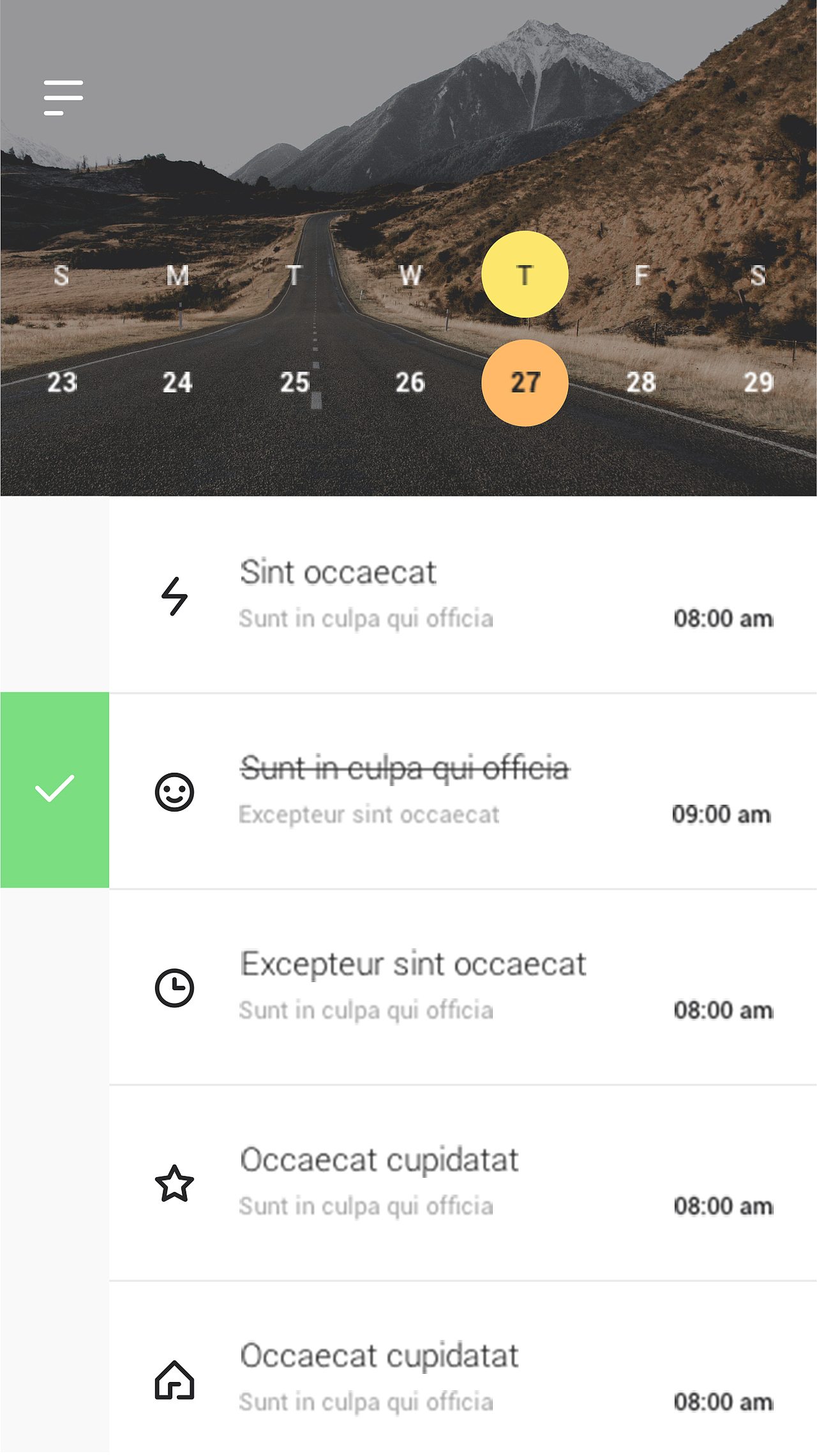 手机界面设计练习