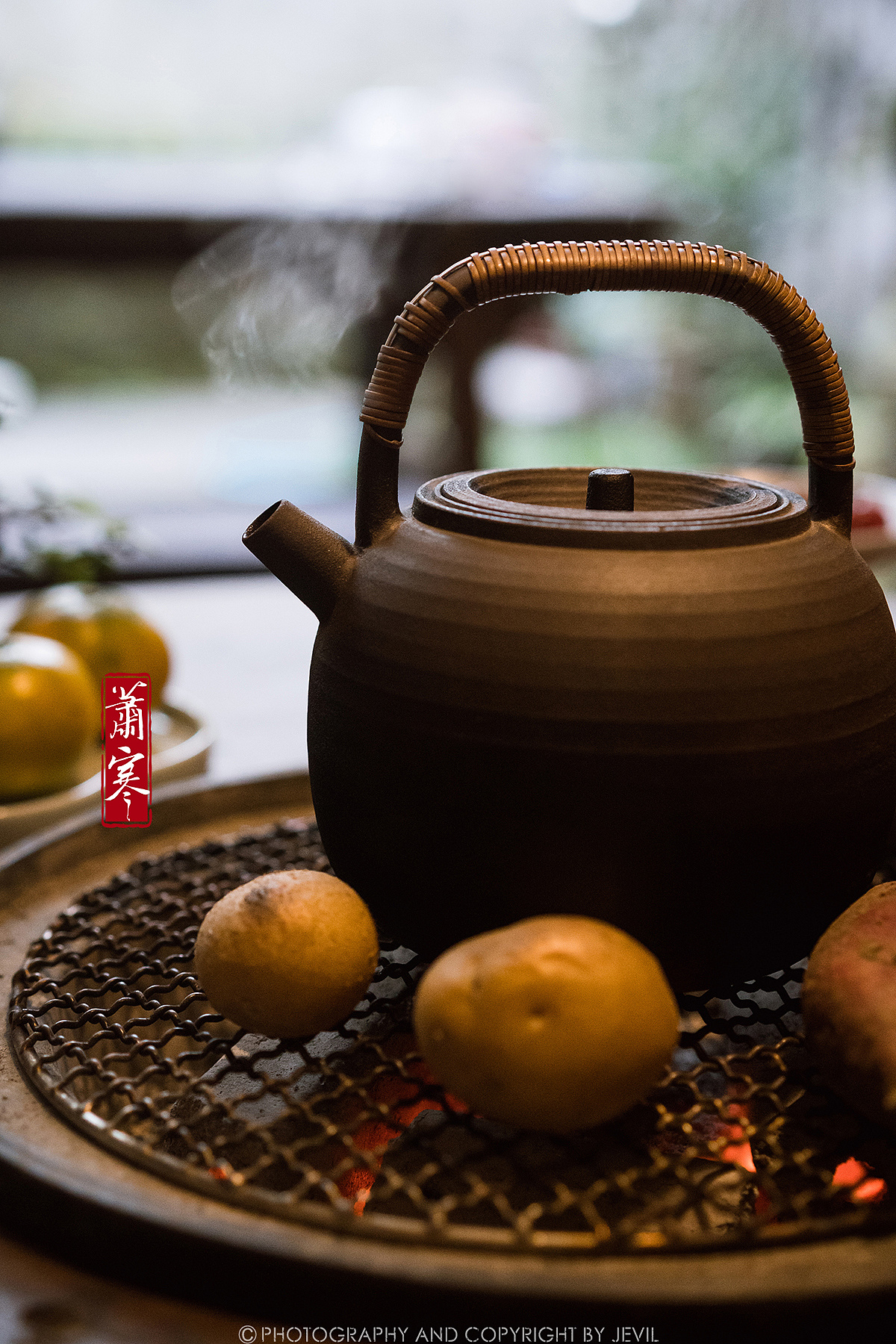 国风静物摄影 | 围炉煮茶话家常.