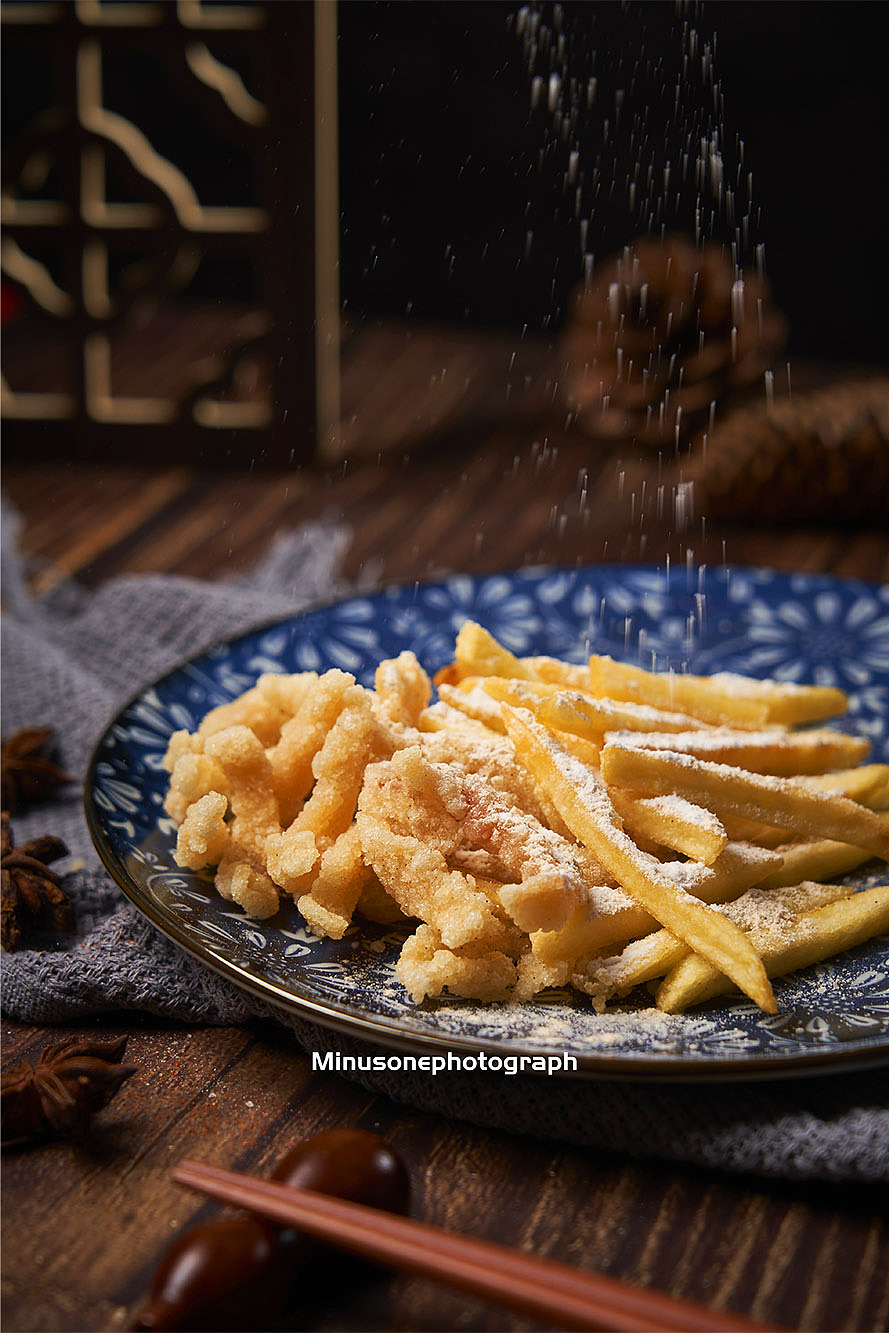 油炸非油炸 还是油炸的好吃,香~!