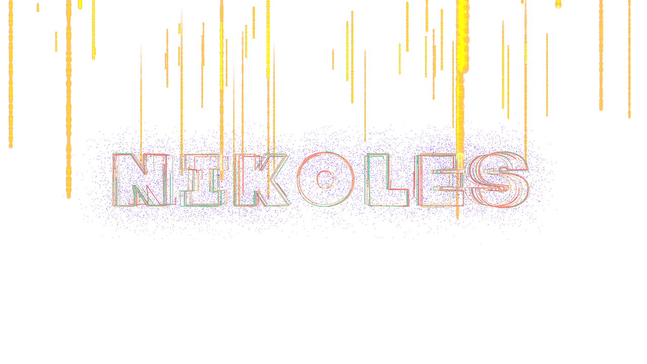 startdust练手——粒子汇聚字体