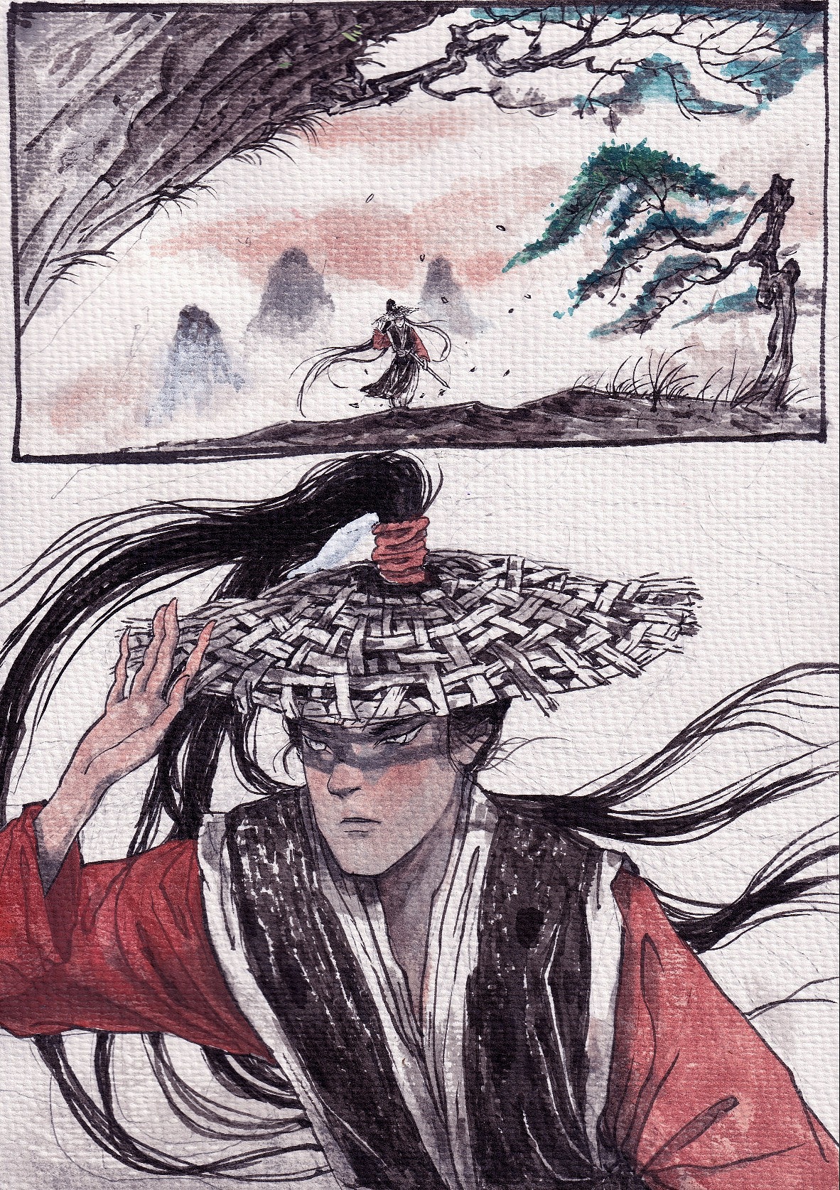 《野宴》（图ZMjI3NDUzODgw） - 艺术插画 - 站酷设计师Jane静荷原创素材 - 站酷ZCOOL