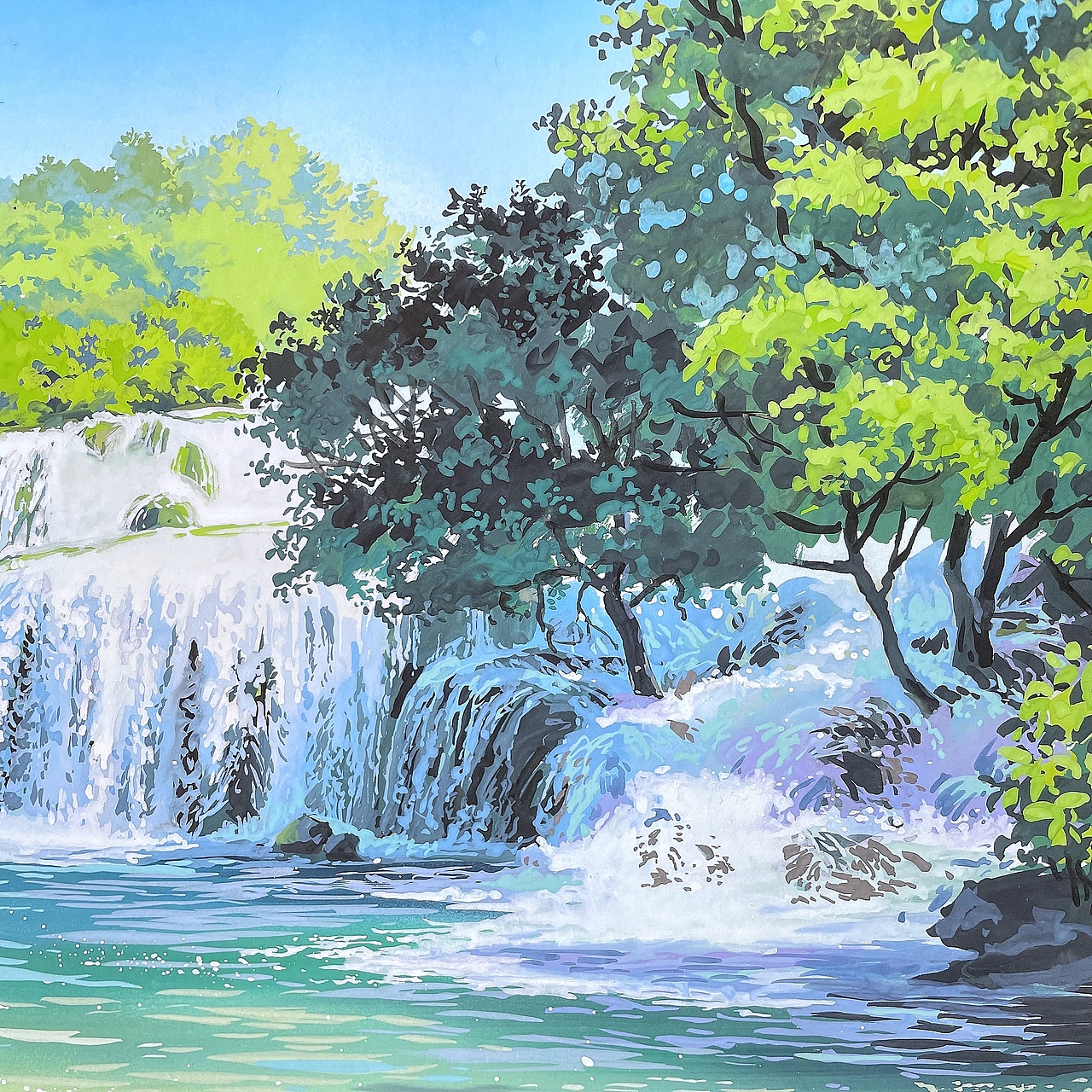手绘|风景的绘制