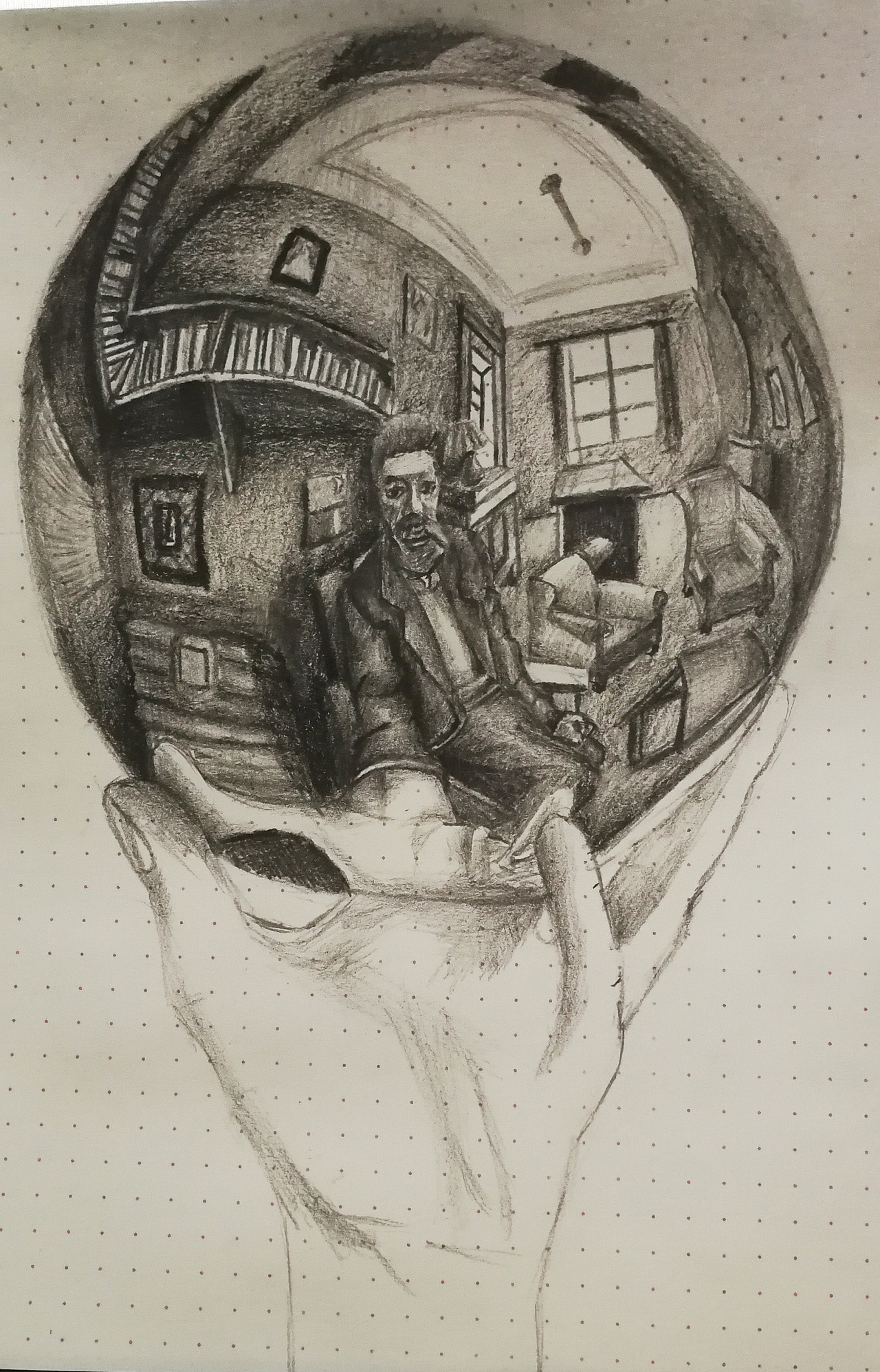 练习临摹 埃舍尔透视作品